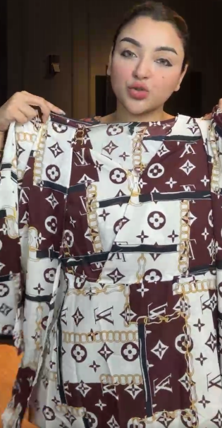 Lv Silk Shirt