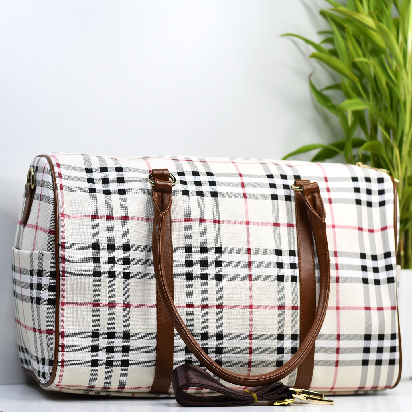 Barberrie Check Bag