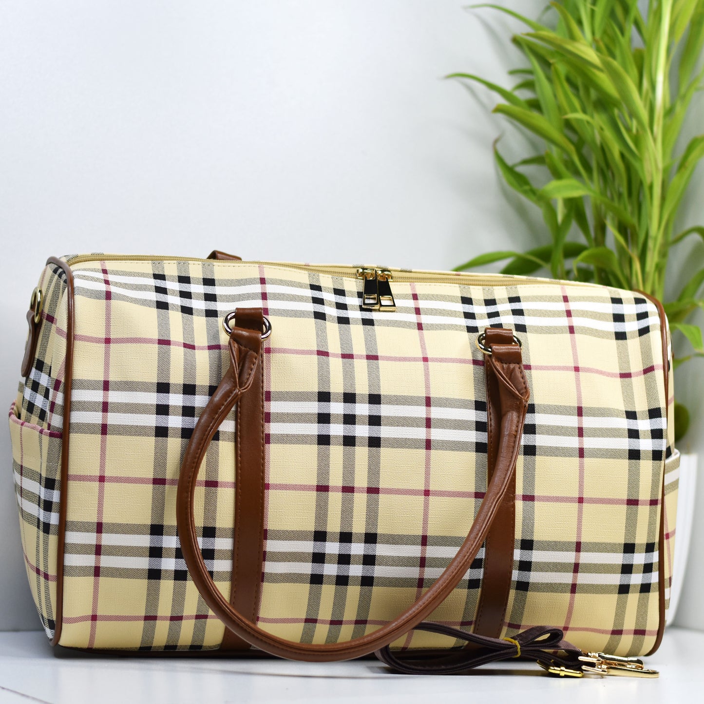 Barberrie Check Bag