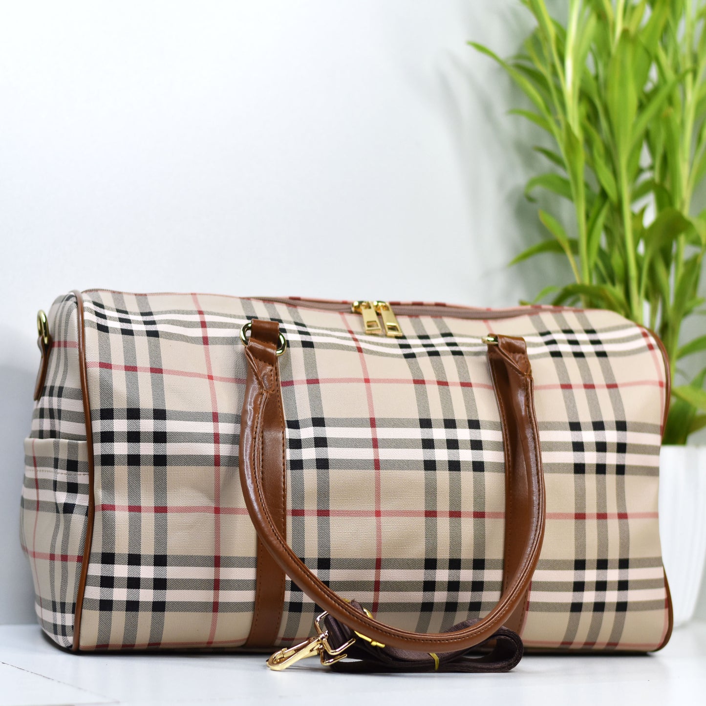 Barberrie Check Bag