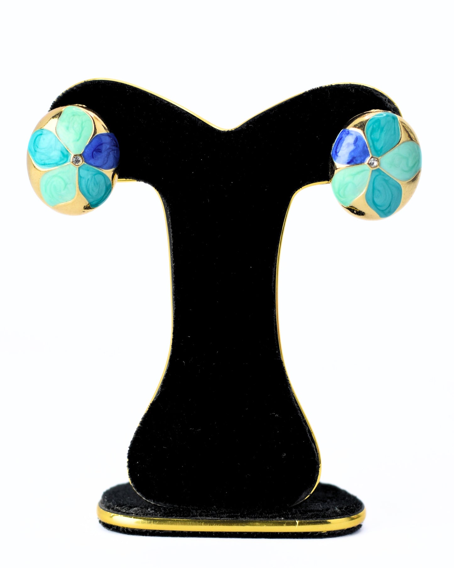 Round Stone Earing