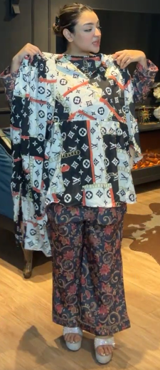 Lv Silk Shirt