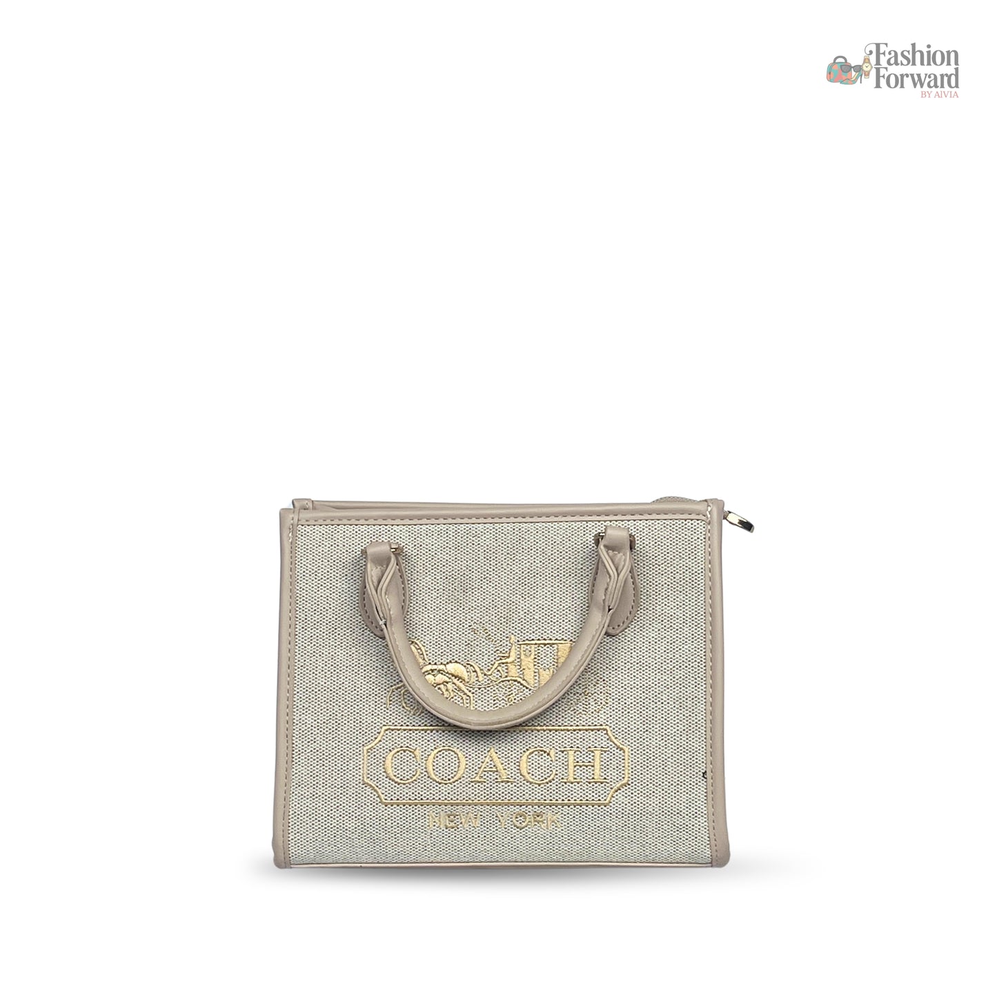 Coach Canvas Fabric Big Tote