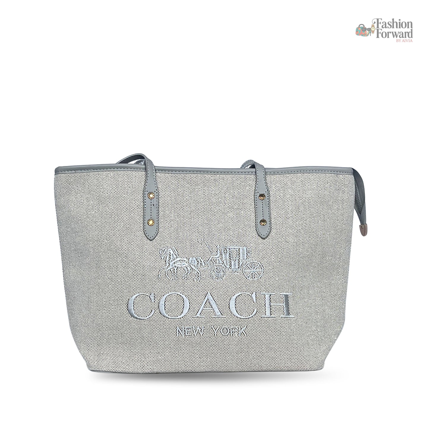 Coach Canvas Fabric Big Tote