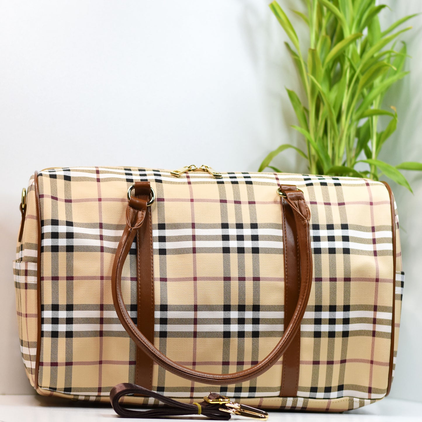 Barberrie Check Bag