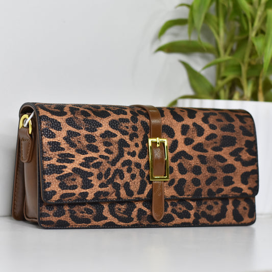 Tiger print bag
